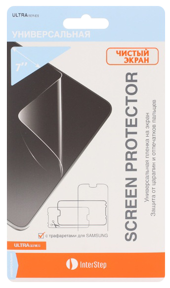 Защитные стекла и пленки InterStep IS-SF-7USGALCTR-000B201
