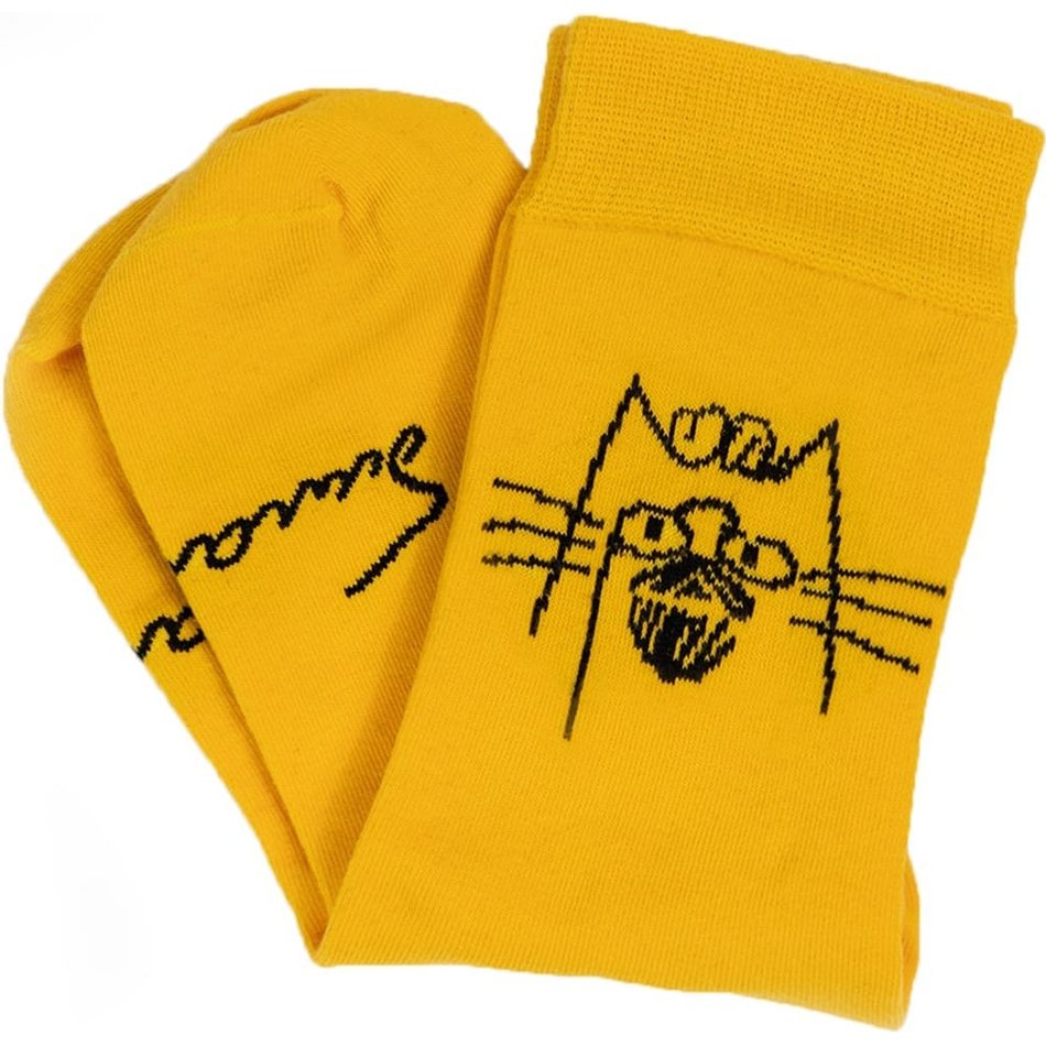 Носки «Пушечех» унисекс жёлтые