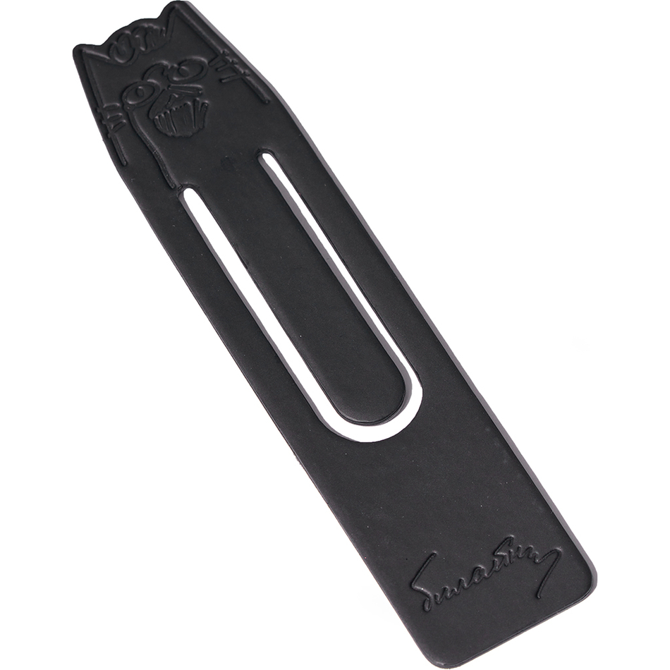 Закладка «Пушечех» для книг чёрная