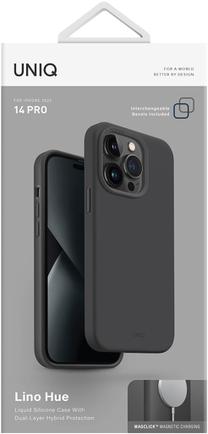 Клип-кейс Uniq Lino MagSafe для Apple iPhone 14 Pro Gray