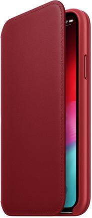 Чехол-книжка Apple Leather Folio для iPhone Xs (PRODUCT)RED