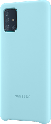 Клип-кейс Samsung Silicone Cover A71 Blue