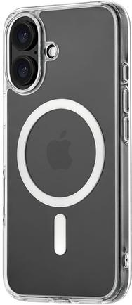 Клип-кейс uBear Real Mag Case для Apple iPhone 16 Transparent