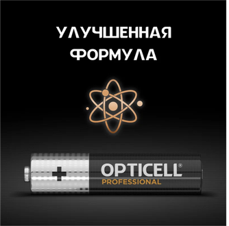Набор батареек Opticell Professional AAA (LR03), 1.5В, 4шт