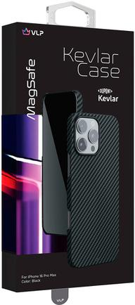 Клип-кейс VLP Kevlar Case для Apple iPhone 16 Pro Max с MagSafe чёрный