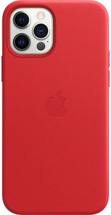 Клип-кейс Apple Leather Case with MagSafe для iPhone 12/12 Pro (PRODUCT)RED