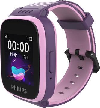 Умные часы Philips W200 Purple