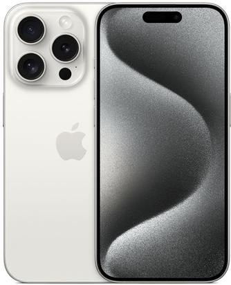 Смартфон Apple iPhone 15 Pro 512GB MTUJ3J/A White Titanium (Nano+eSIM, без RuStore)