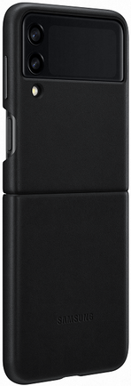 Клип-кейс Samsung Leather Cover Z Flip3 Black