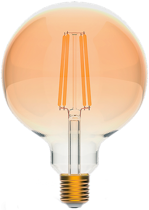 Умная лампочка Gauss Smart Home Filament FIL DIM CCT G95 E27 Transparent