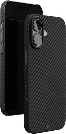 Клип-кейс VLP Kevlar Case для Apple iPhone 16 с MagSafe чёрный