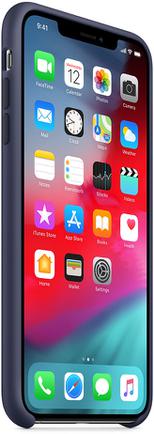 Клип-кейс Apple Silicone Case для iPhone Xs Max Тёмно-синий
