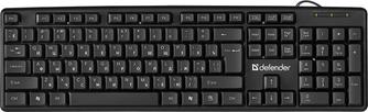 Клавиатура проводная Defender USB Element HB-520 RU Black