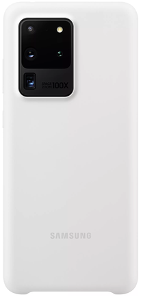 Клип-кейс Samsung Silicone Cover S20 Ultra White