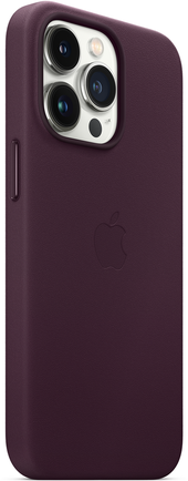 Клип-кейс Apple Leather Case with MagSafe для iPhone 13 Pro «Тёмная вишня»