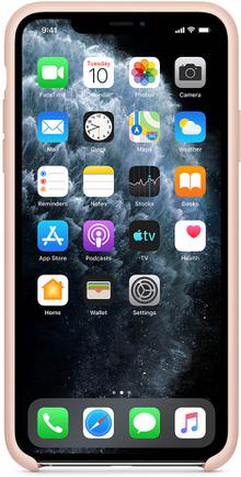 Клип-кейс Apple Silicone Case для iPhone 11 Pro Max «Розовый песок»