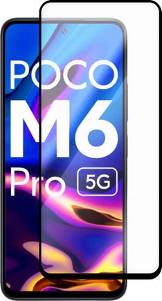 Защитное стекло Krutoff Premium для POCO M6 Pro 5G Black