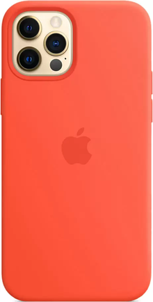 Клип-кейс Apple Silicone Case with MagSafe для iPhone 12/12 Pro «Солнечный апельсин»