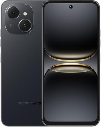 Изображение товара Смартфон TECNO Spark 40C 4/128GB Чернильный чёрный с ярким дисплеем и AI