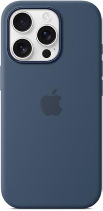 Клип-кейс Apple Silicone Case with MagSafe для Apple iPhone 16 Pro Denim