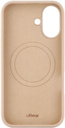 Клип-кейс uBear Touch Mag Case для Apple iPhone 16 Beige