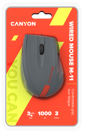 Мышь Canyon M-11 Gray