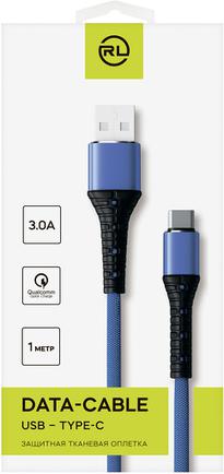 Кабель Red Line USB to USB-C 1m Blue