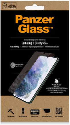 Защитное стекло PanzerGlass AntiBacterial Case Friendly для Samsung Galaxy S22+ Black