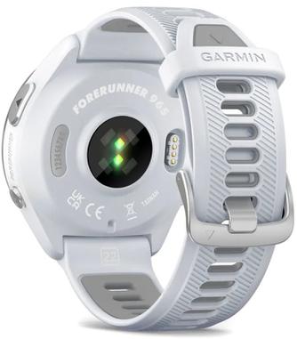 Умные часы Garmin Forerunner 965 47mm Titanium/Whitestone, с серым ремешком