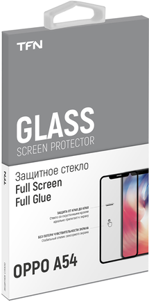 Защитное стекло TFN Full Screen 2.5D для Oppo A54 Black