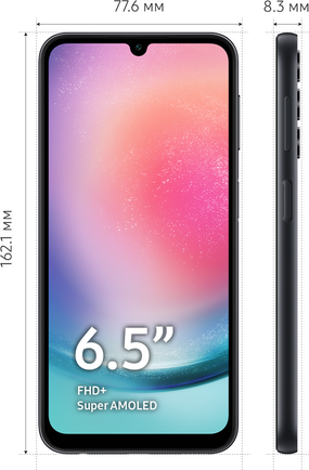 Смартфон Samsung Galaxy A24 6/128GB Black