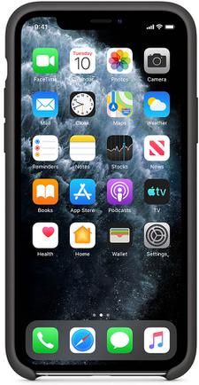 Клип-кейс Apple Silicone Case для iPhone 11 Pro Чёрный