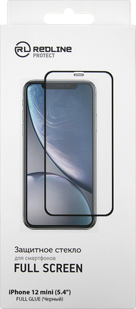 Защитное стекло Red Line Full Screen для Apple iPhone 12 mini Black