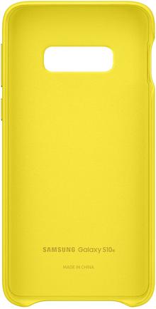 Клип-кейс Samsung Leather Cover S10e Yellow