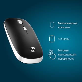 Мышь беспроводная Oklick 599MWB Black