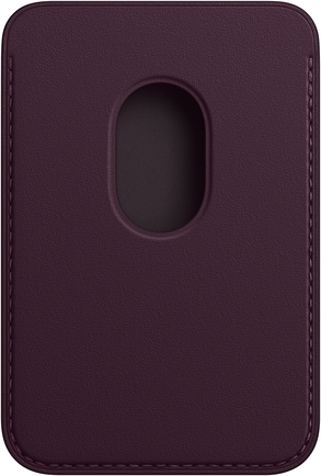 Чехол-бумажник Apple Leather Wallet with MagSafe для iPhone 12/13 «Тёмная вишня»