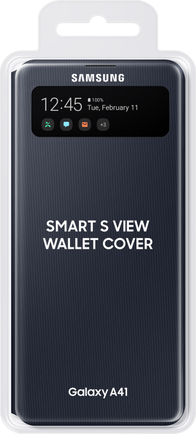 Чехол-книжка Samsung Smart S View Wallet A41 Black