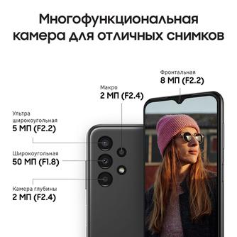 Смартфон Samsung Galaxy A13 SM-A135 3/32GB Black