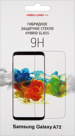 Защитное стекло Red Line Tempered Glass для Samsung Galaxy A72 глянцевое