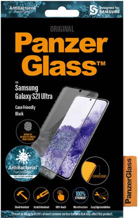 Защитное стекло PanzerGlass AntiBacterial Case Friendly для Samsung Galaxy S21 Ultra Black