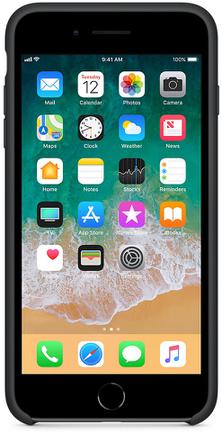 Клип-кейс Apple Silicone Case для iPhone 7/8 Plus Чёрный