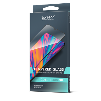 Защитное стекло BoraSCO Full Cover Full Glue для Honor X9c Black