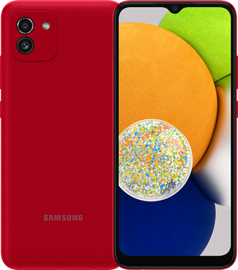 Смартфон Samsung Galaxy A03 64GB Red