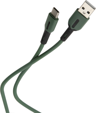 Кабель Usams SJ433 USB to USB-C 1m Green