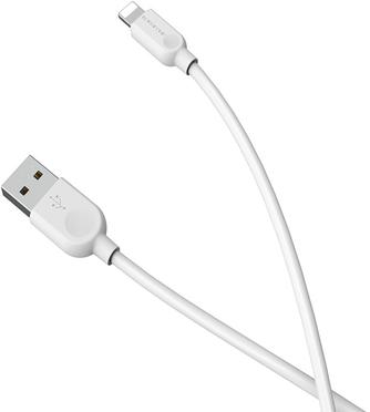 Кабель Borofone BX14 USB to Apple Lightning 1m White