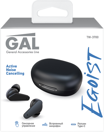 Наушники Gal TW-3700 Black