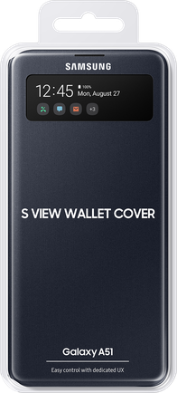Чехол-книжка Samsung S View Wallet A51 Black