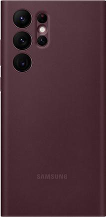 Чехол-книжка Samsung Smart Clear View Cover S22 Ultra Burgundy
