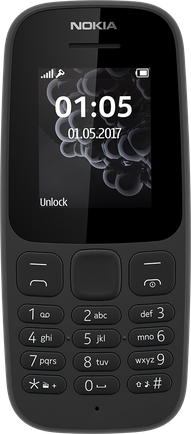 Мобильный телефон Nokia 105 TA-1203 Black