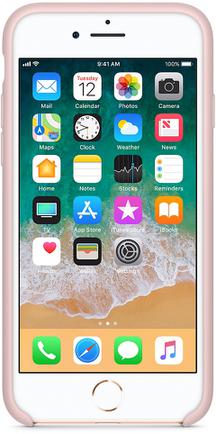 Клип-кейс Apple Silicone Case для iPhone 7/8 «Розовый песок»